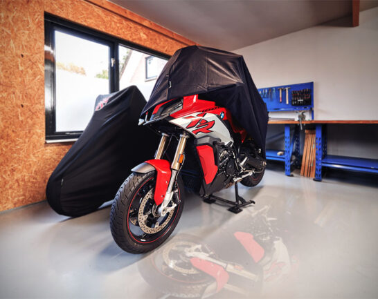 Highsider Motorrad Indoor Cover M Soft Schutz Abdeck Haube innen Garage  Winter