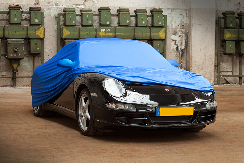 Car-Cover Satin Black mit Spiegeltasche für Renault Twingo